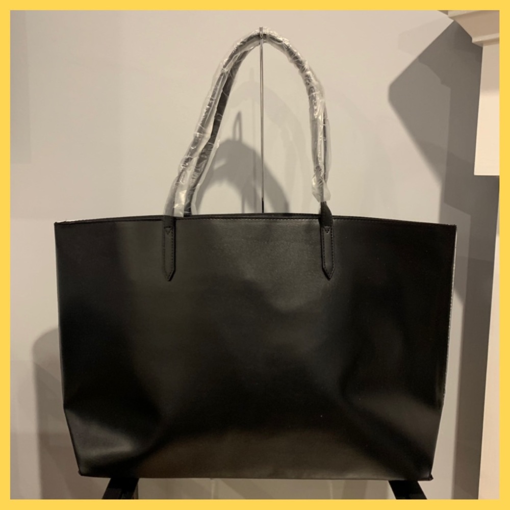 Victoria Secret 3D Love Black Tote - Picture 5 of 8